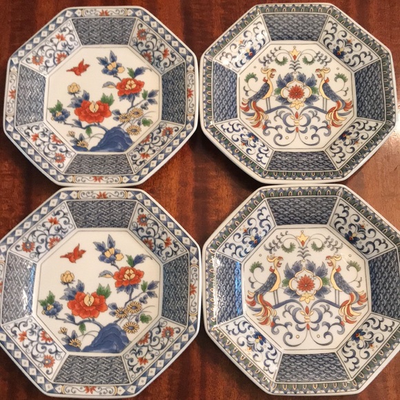 Takahashi Fantasy Plates- Set of 4- Salad/Dessert - Picture 10 of 10